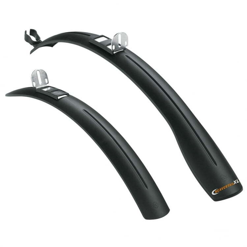 Крылья 0-10101 пластик SKS-10101 Beavertail XL-Set, 26-28", черные, (Германия)