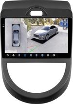Магнитола для KIA Soul 1 2008-2011 - FarCar BX3061M-360 монитор 9.5" 2K QLED на Android 13, Быстрая, CarPlay, 4G SIM-слот, 4 камеры в комплекте