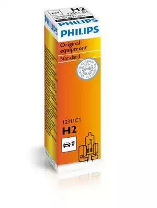 Автолампа 12V H2 55W X511 Philips
