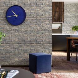 Виниловые обои HC72192-43 PALITRA HOME Brick Loft, имитация кирпича, основа флизелин, 1.06 х 10 м