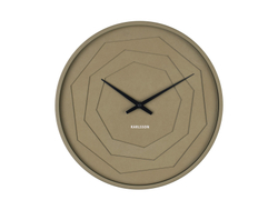 Часы настенные Karlsson LAYERED ORIGAMI Present Time Зеленый / Золотой