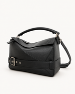Сумка LOEWE Puzzle Biker Large, чёрный цвет