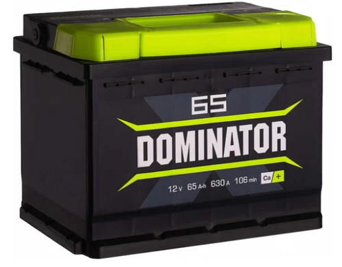 Купить Аккумулятор 6СТ-65 А.ч., обр.п., ( 0) L R+, Dominator