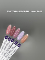 FOR YOU Набор гелей для наращивания BUILDER GEL 5 шт