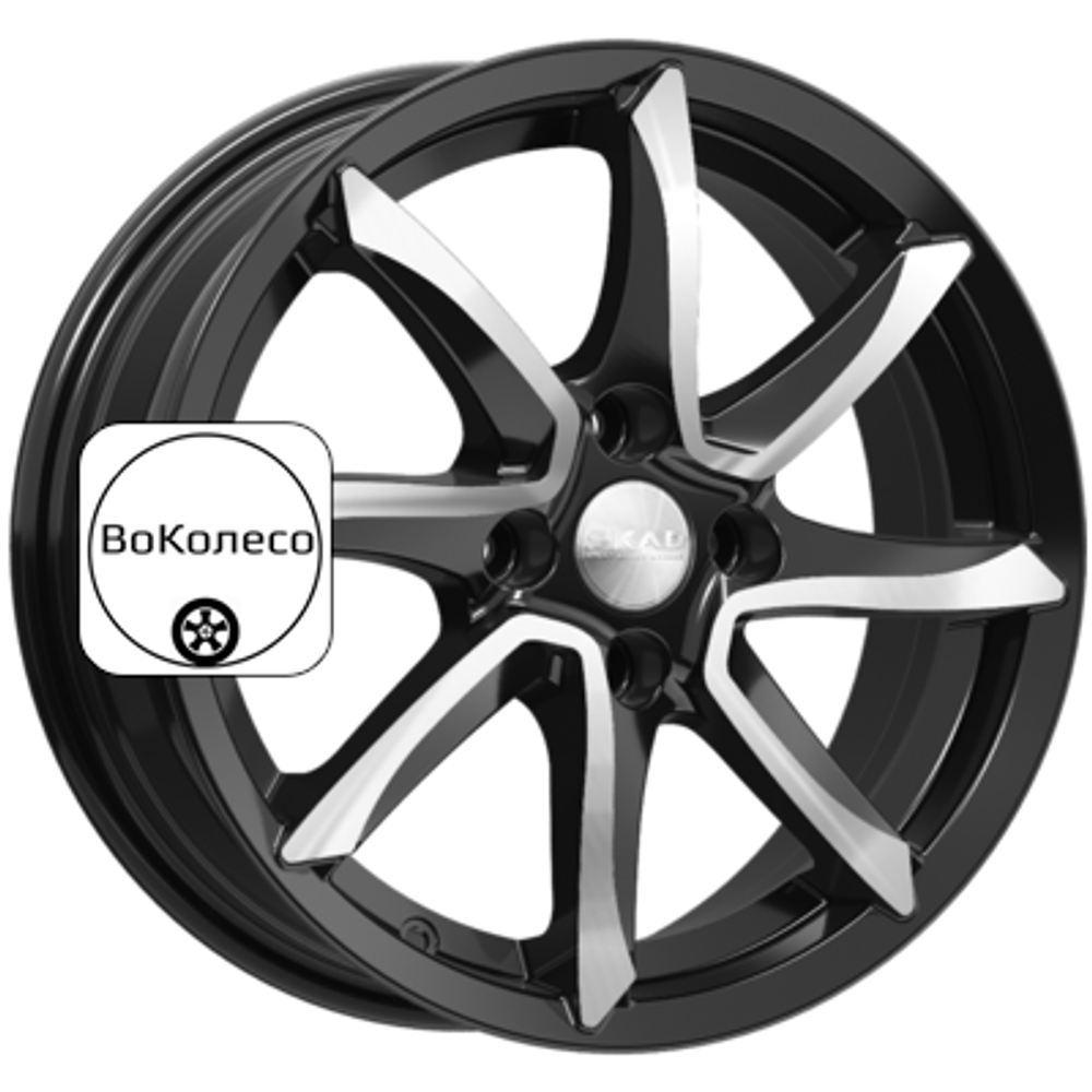 6x15/4x100 ET48 D54,1 Osaka (КЛ317) Алмаз СКАД