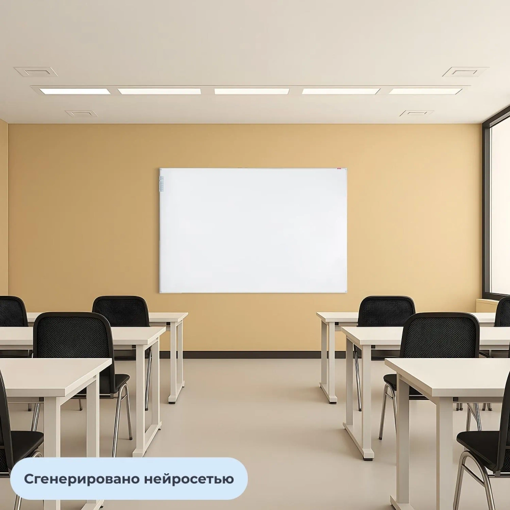 Доска магнитно-маркерная Attache Economy 120х180см лак, алюм.рама