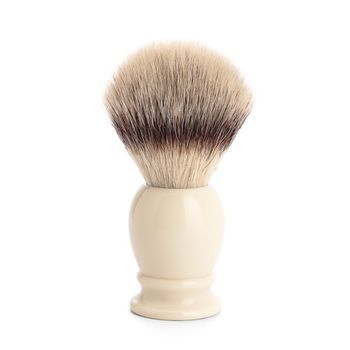 Помазок MUEHLE CLASSIC, фибра высшей категории Silvertip, смола, цвет слоновой кости, размер L (33 K 257)
