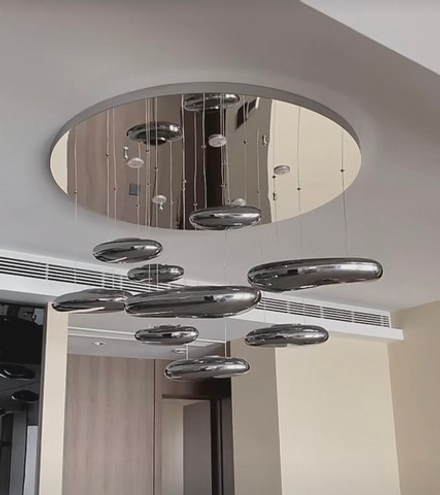 Ceiling design lamp Mercury by Artemide (6 lampshades)