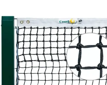 Теннисная сетка Court Royal TN20 - толщина нити 3,4 мм, черная