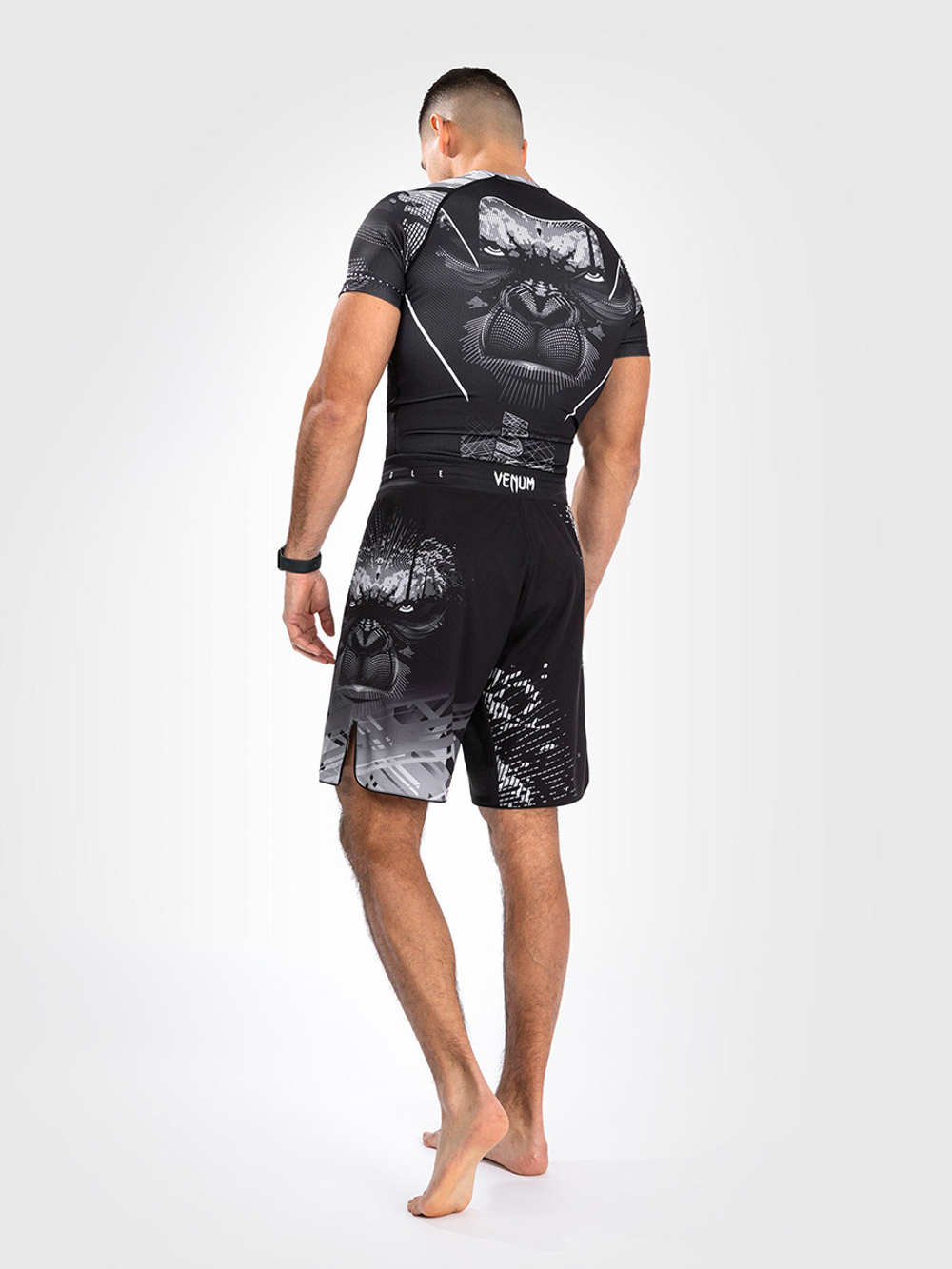 Шорты ММА Venum Gorilla Jungle Black/White