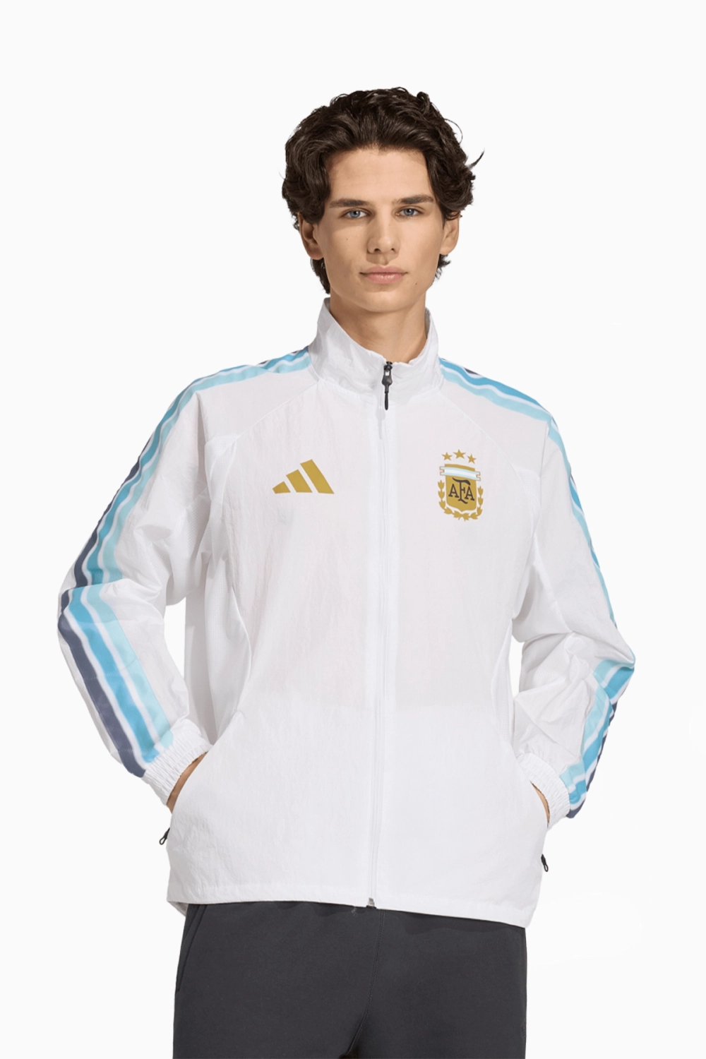Кофта adidas Аргентина 2026 Anthem - белый