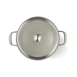KitchenAid Кастрюля Steel Core Enamel 20 см 3,7 л с крышкой матовая черная EAN 4894871004054