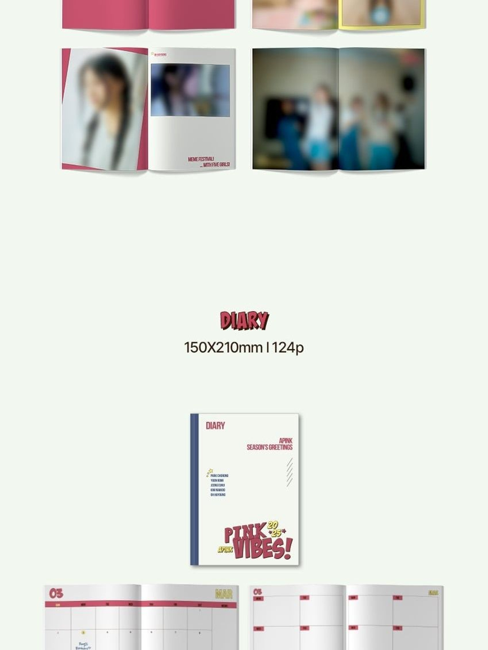 товары APINK - PINK VIBES 2025 Season's Greetings