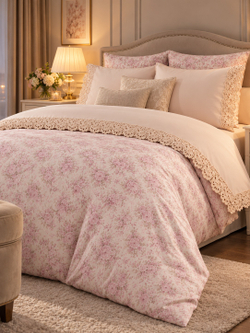 Постельное бельё евро Gelin Home «Rose», 6 предметов, пыльная роза