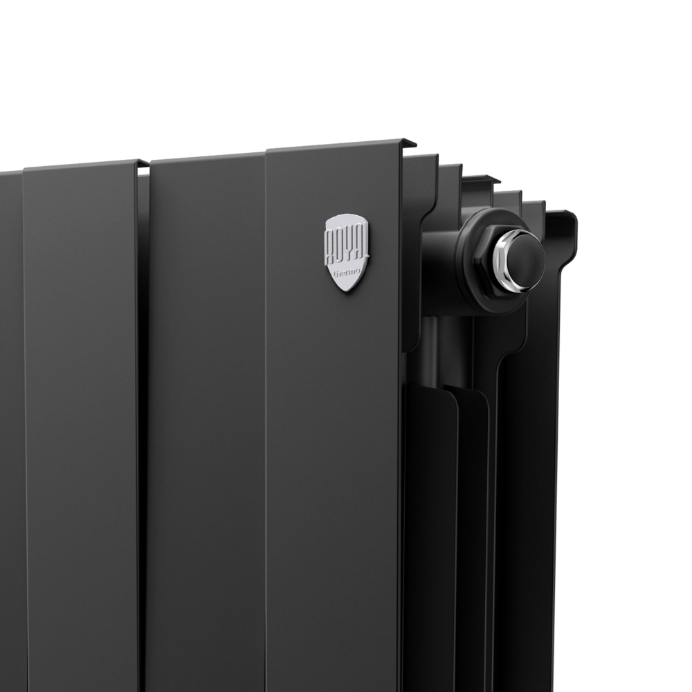 Радиатор биметаллический Royal Thermo PianoForte 500 Чёрный - 4 секц.