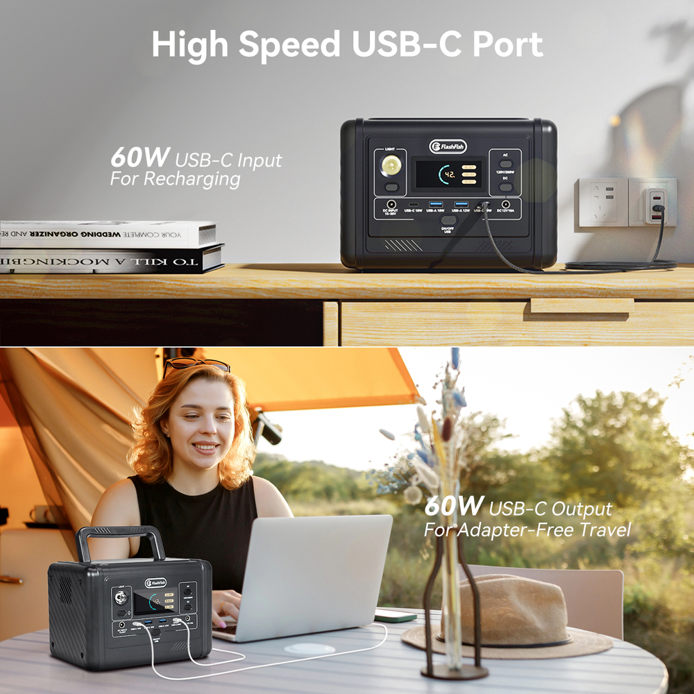 Электростанция портативная 153WH 47800mAh 200W Flashfish TELLUS-T200