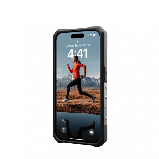 Чехол Uag Plasma для iPhone 15 Pro MAX 6.7", цвет тонированный (Ash)