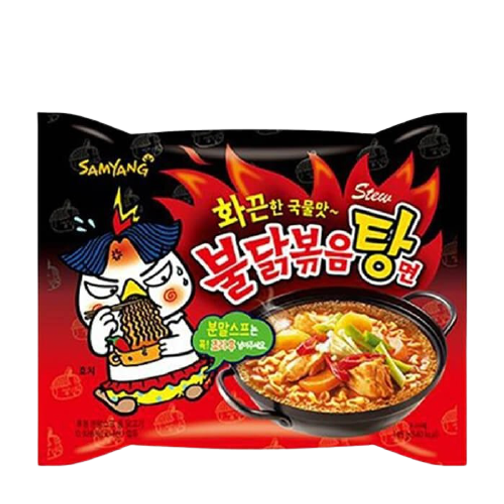 Острая корейская лапша Samyang Buldak в ассортименте