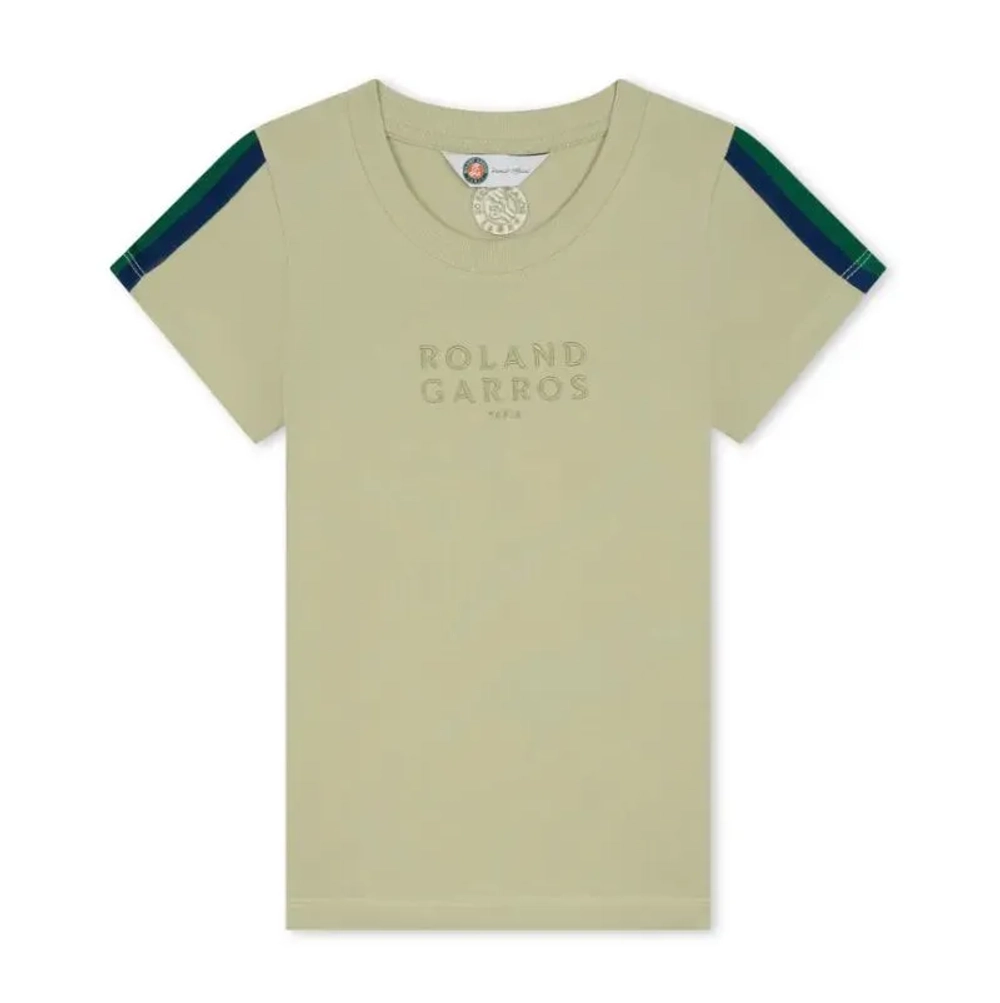 Футболка для девочки Roland Garros Color Lines - green