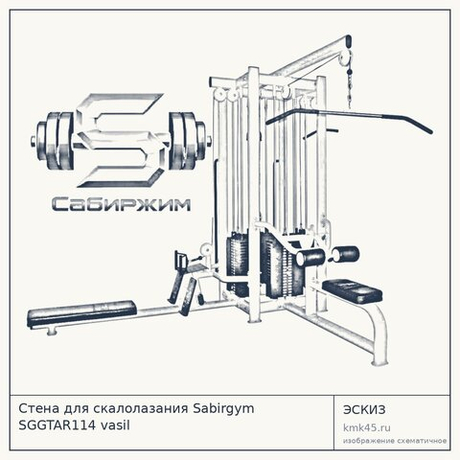 Стена для скалолазания Sabirgym SGGTAR114 vasil