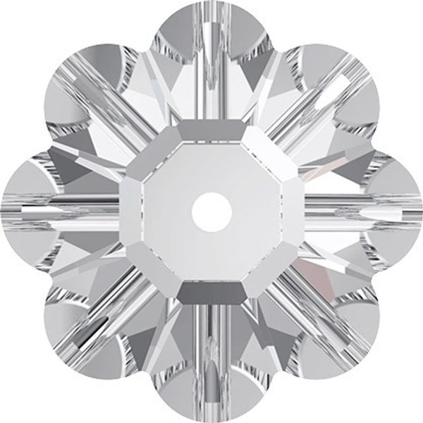 Стразы стекло 6 мм, 144 шт, белый (crystal S), Preciosa 438-52-301