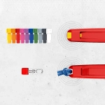 Клипсы для цветной маркировки ColorCode микс 1 Knipex 00 61 10 C V01