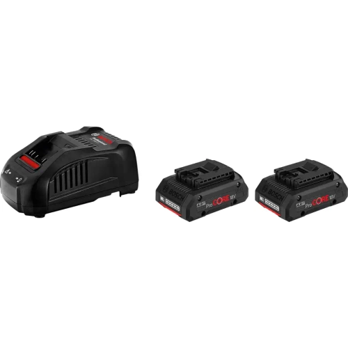 Аккумуляторы и зарядное устройство ProCORE 2x18V 4 A·ч + GAL 1880 CV BOSCH 1600A016GF