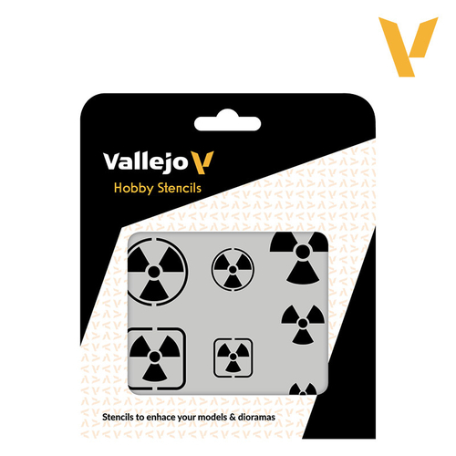 Hobby Stencils: Radioactivity Signs