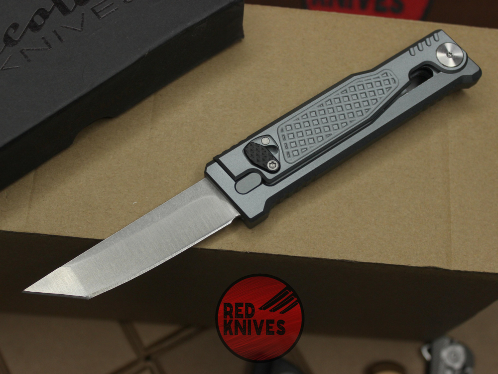 Нож Reate Exo-M T/E - серая рукоять, клинок светлый