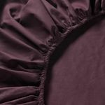 Простыня на резинке IKEA ULLVIDE (УЛЛЬВИДЕ), Бордовый, 180х200 см