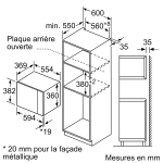 Встраиваемая микроволновая печь Bosch BFL550MB0