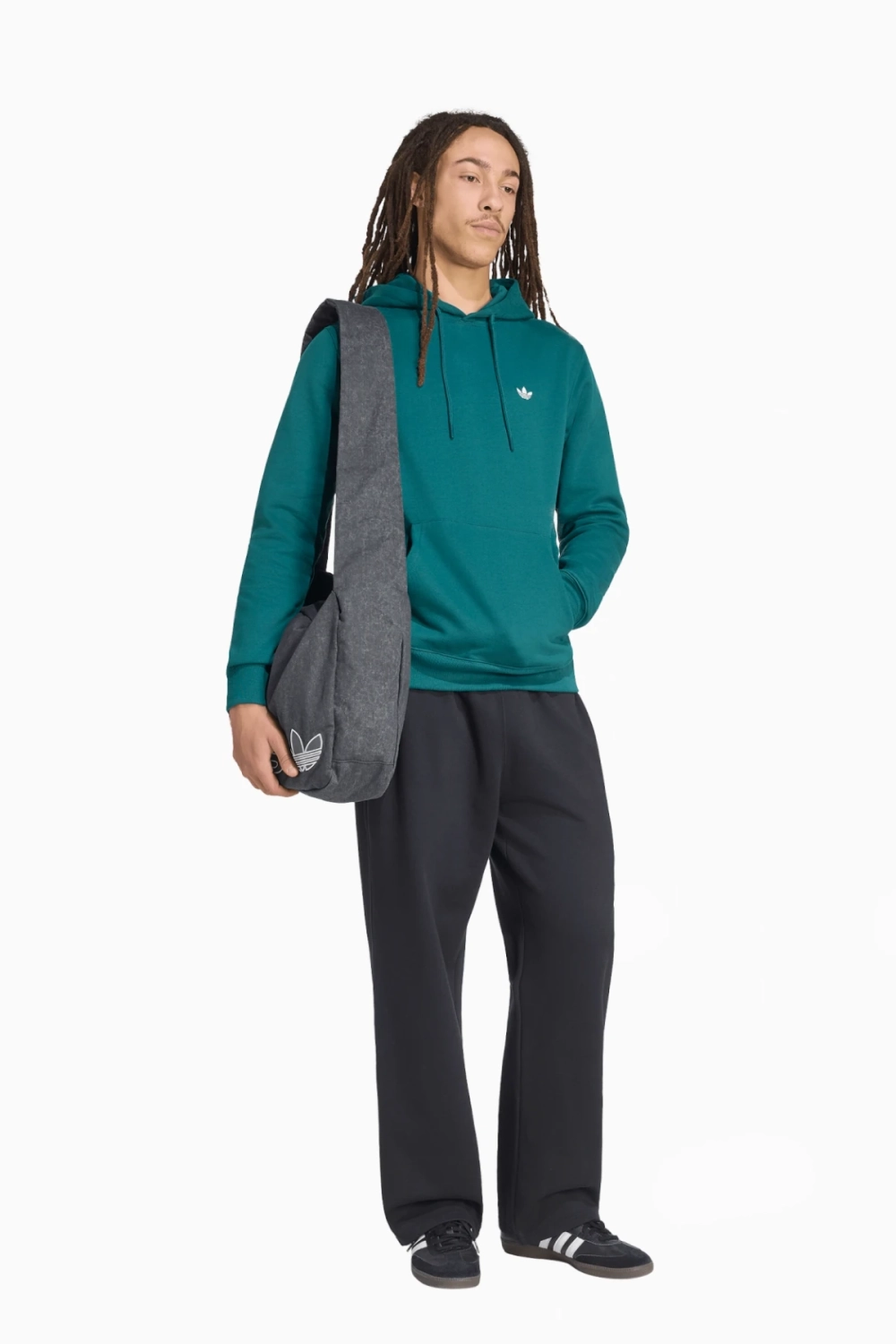 Кофта adidas Originals Trefoil Essentials - зеленый