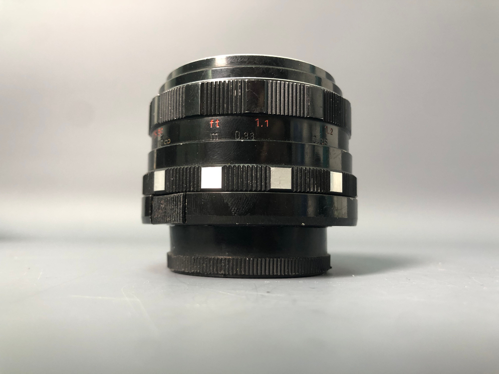 Meyer-Optik 1.8/50mm с запотеванием под передней линзой