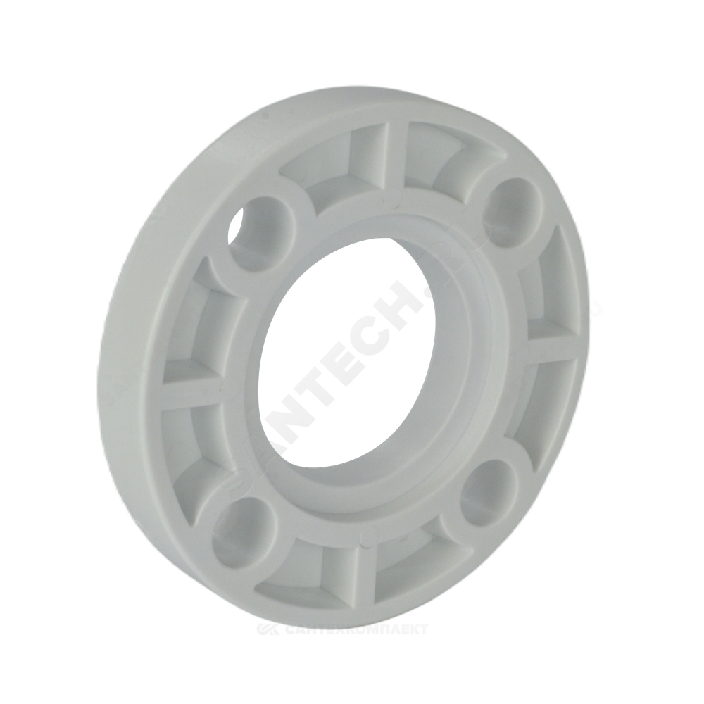 Фланец PP-R белый Ду 100 Ру25 для бурта PP-R Дн 110 VALFEX 10188110