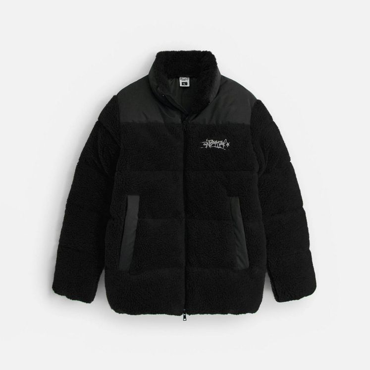 Куртка ANTEATER Downjacket Sherpa Tag, черный