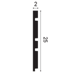 Декоративная панель гибкая W119F