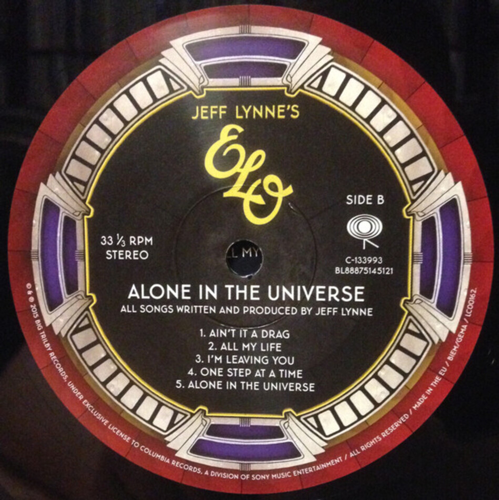 Jeff Lynne's ELO / Alone In The Universe (LP)