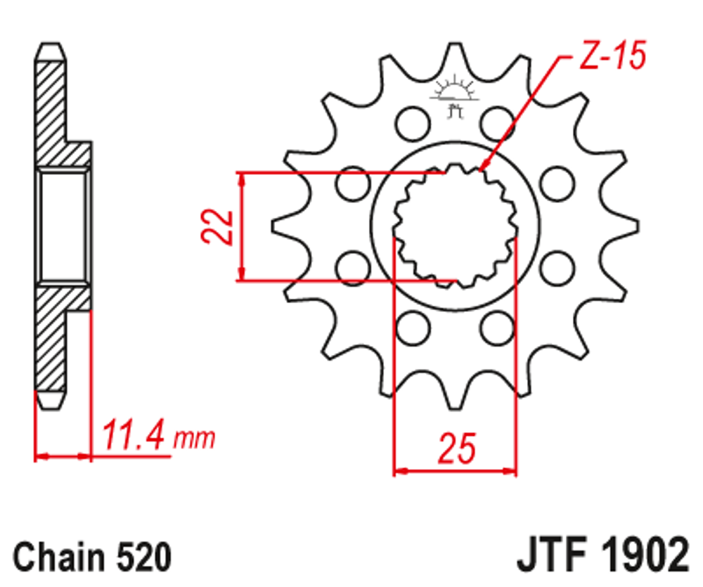 Звезда JTF1902.16RB