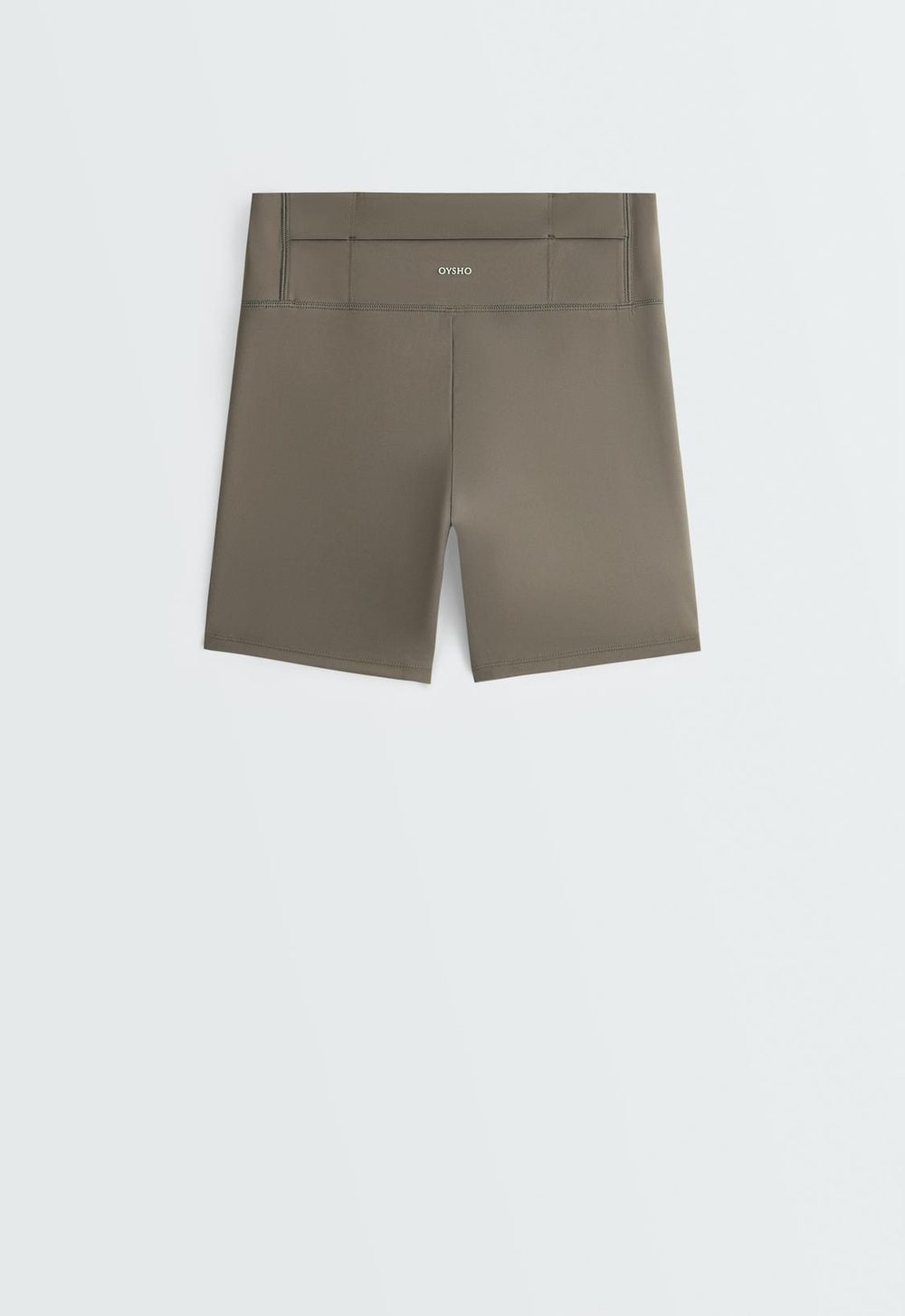 OYSHO Легинсы-велосипедки High rise Rapid Dry 15 см, карманы, угольно-серый