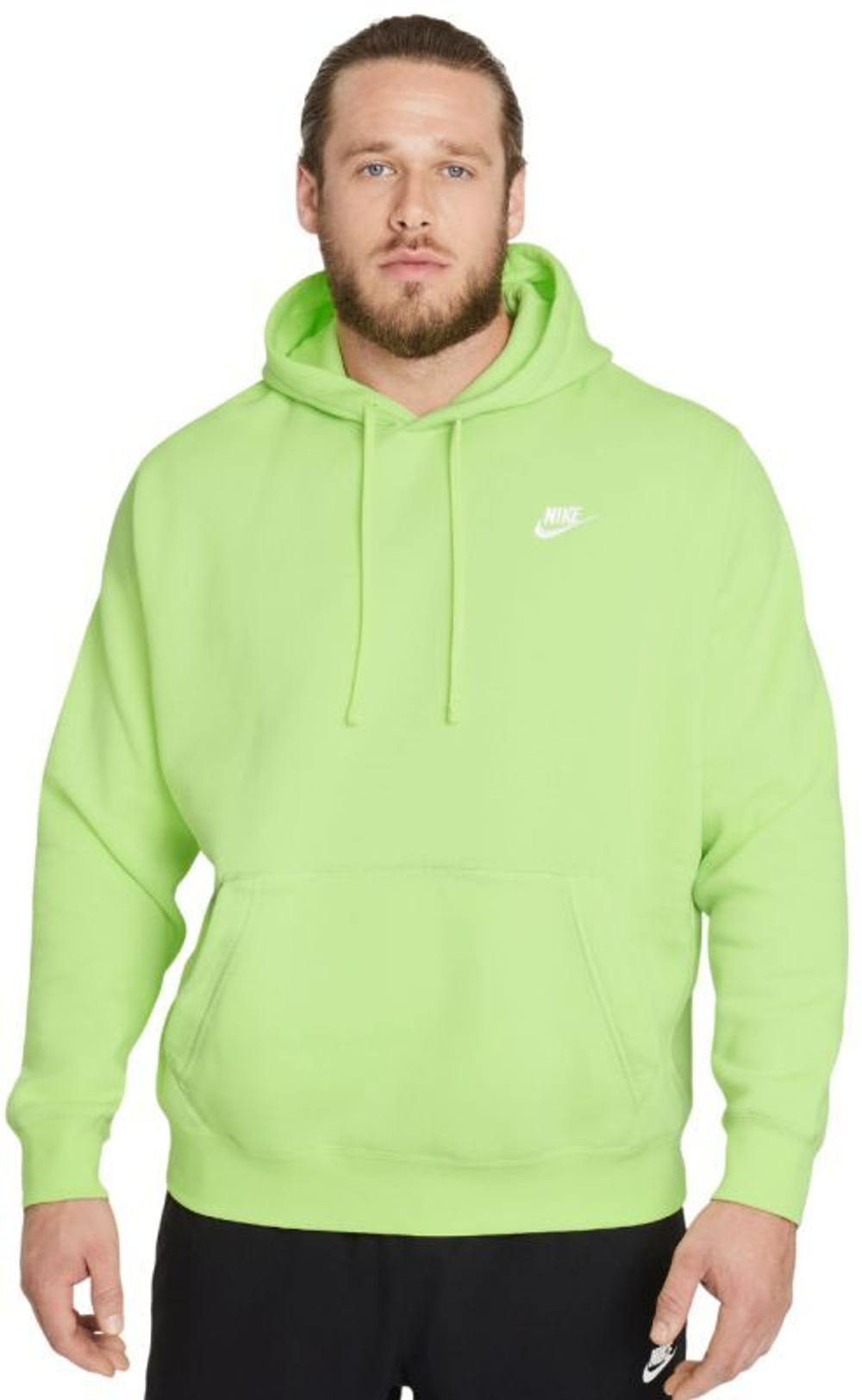 Куртка теннисная Nike Sportswear Club Fleece Pullover - Yellow
