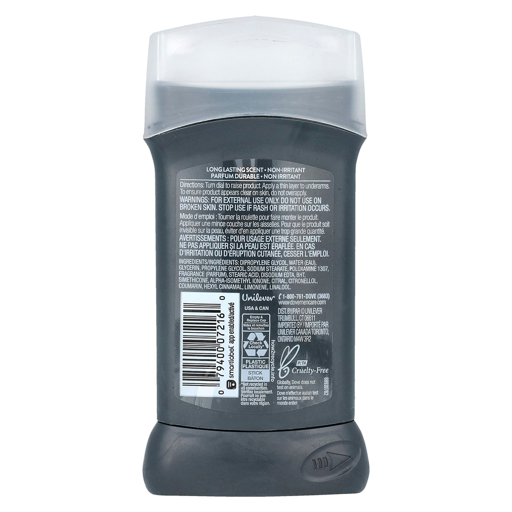 Dove, Men + Care, дезодорант, «Чистый комфорт», 85 г (3 унции)