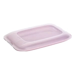 Контейнер пищевой Tanino 25*17*3,5, Розовый, DRINA