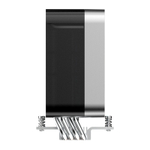 Кулер для процессора Ocypus Delta A40 EX BK Digital, 120mm ARGB FAN, Display, 4 HEAT PIPES, 500-1800 RPM, 29DBA
