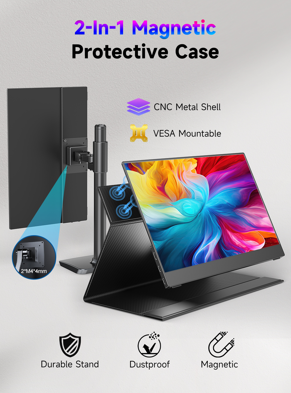 13.3" Портативный монитор UPERFECT O2 Lite 4К 3840x2160, 60 Гц, OLED
