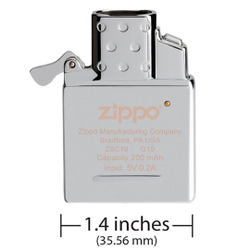 Электронный вставной блок для широкой зажигалки Zippo, нержавеющая сталь