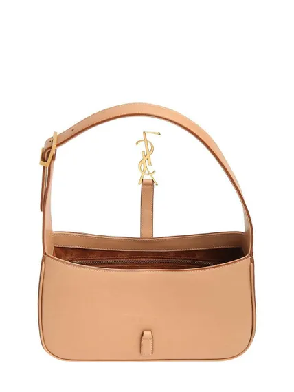 Сумка Saint Laurent Le 5 à 7 Hobo бежевый
