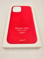 Кожаный чехол Apple iPhone 12 / iPhone 12 Pro с MagSafe, красный (PRODUCT)RED (MHKD3) (Из Финляндии)
