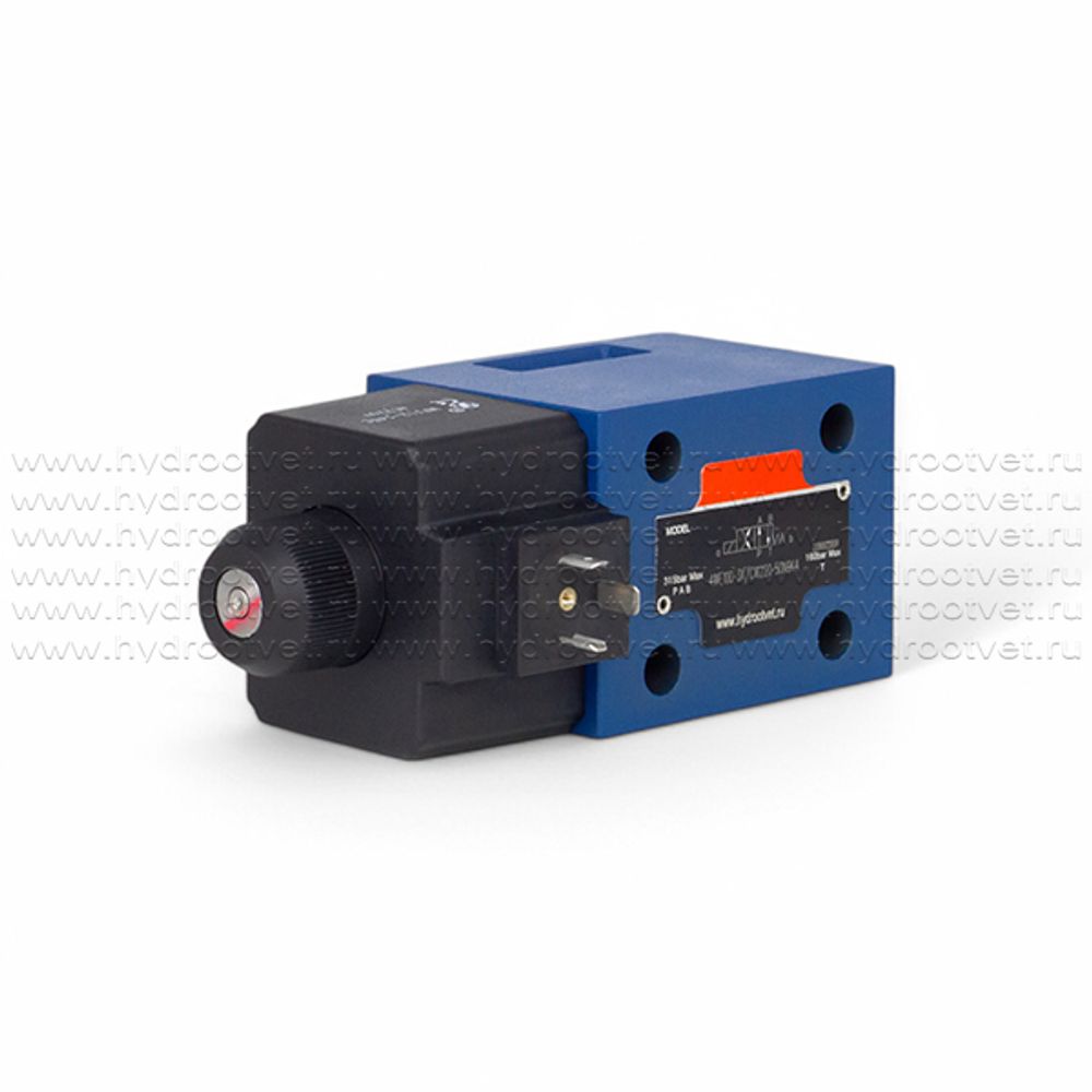 4WE10D31/CW220-50N9K4 - Гидрораспределитель золотниковый Ду 10 с электроуправлением W230, схема D (574А), возврат - пружинный 4WE10D31/CW220-50N9K4 - Гидрораспределитель золотниковый Ду 10 с электроуправлением W230, схема D (574А), возврат - пружинный