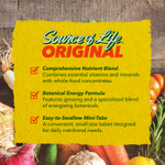 NaturesPlus, Source of Life®, оригинальные мини-таблетки, добавка с мультивитаминами, минералами и концентрированными цельными продуктами, 180 таблеток