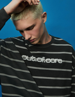 Мужской лонгслив boxy fit OUT OF CORE, арт. 3828/443 - BERSHKA